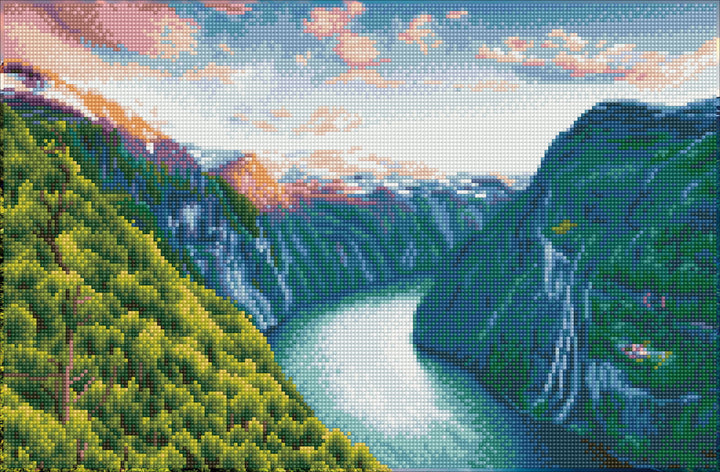 Diamond Dotz Mighty River - 13.39 x 20.47 in