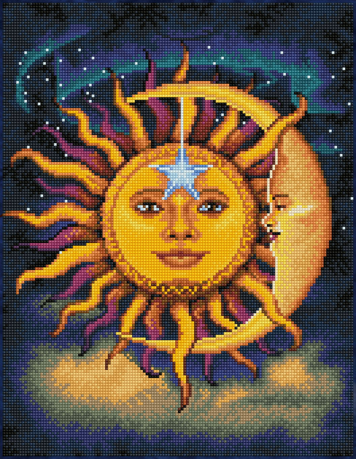 Diamond Dotz Sun & Moon - 13.78 x 17.72 in