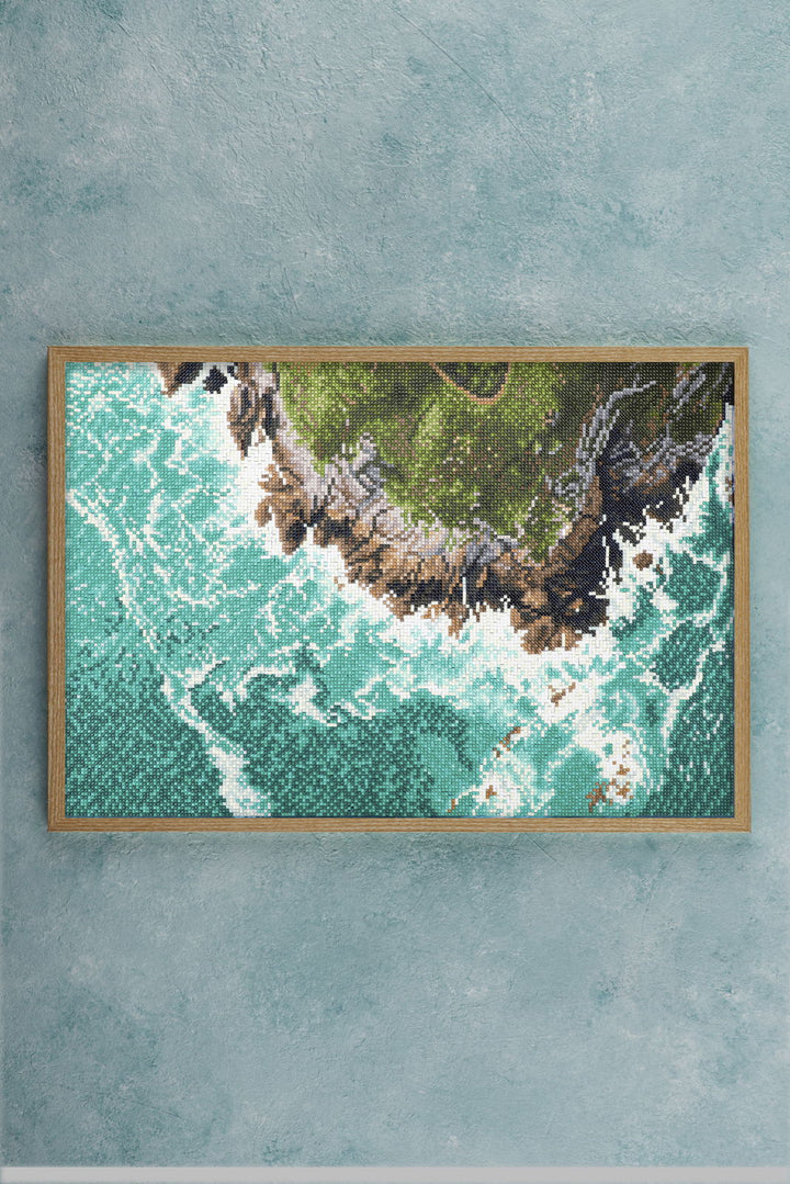 Diamond Dotz Rocky Coast - 13.8 x 20.5 in