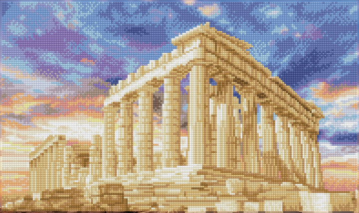 Diamond Dotz Parthenon Temple - 20.47 x 12.2 in