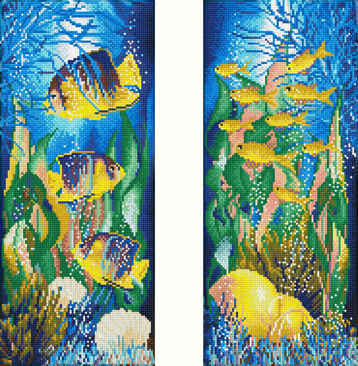 Diamond Dotz Underwater Scene - 20.5 x 20.1 in