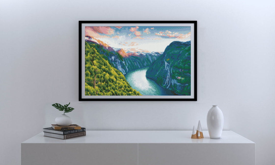 Diamond Dotz Mighty River Pre-Framed Kit - 20.5" x 13.4"