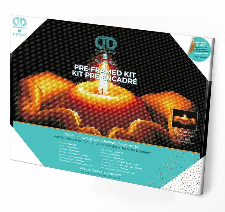 Diamond Dotz Daily Prayer Pre-Framed Kit - 16.1" x 12.2"