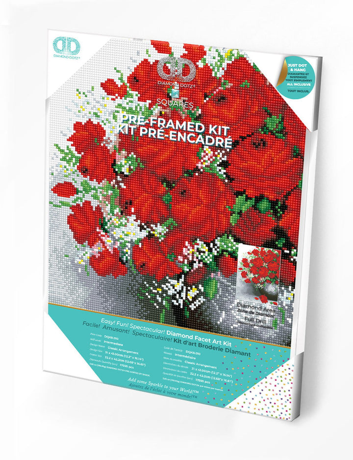 Diamond Dotz Classic Arrangement Pre-Framed Kit - 12.2" x 16.1"