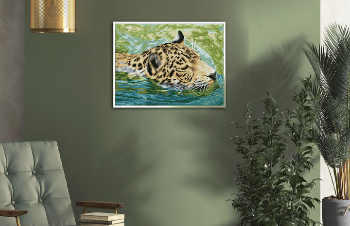 Diamond Dotz Jungle Prince with Frame - 16.1" x 12.2"