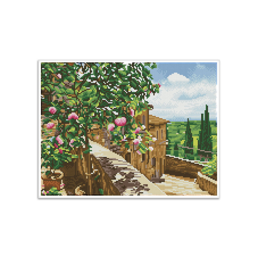 Diamond Dotz Tuscan Vista Pre-Framed Kit - 16.1" x 12.2"