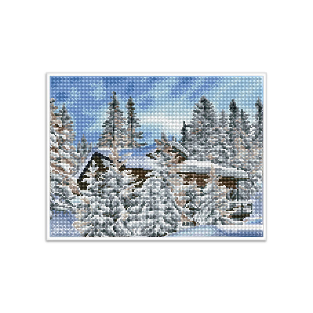 Diamond Dotz Alpine Retreat Pre-Framed Kit - 16.1" x 12.2"