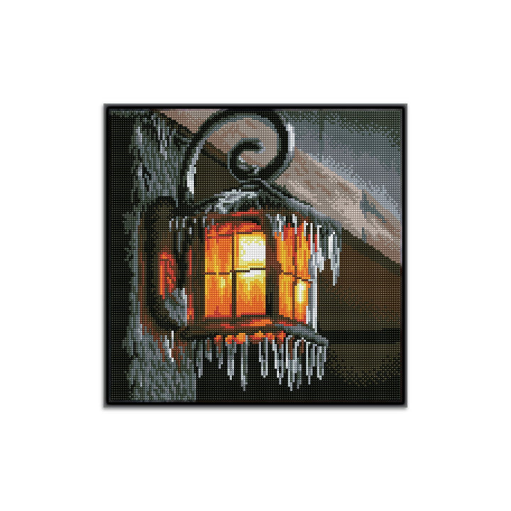 Diamond Dotz Frosty Light Pre-Framed Kit - 13.6" x 13.6"