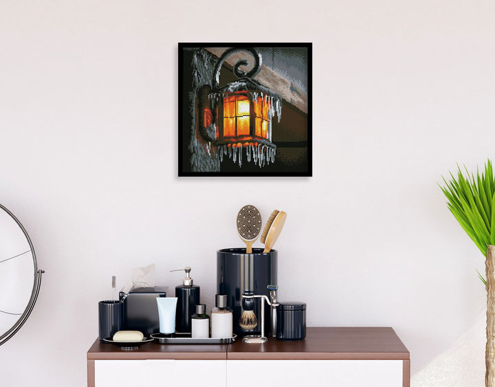 Diamond Dotz Frosty Light Pre-Framed Kit - 13.6" x 13.6"