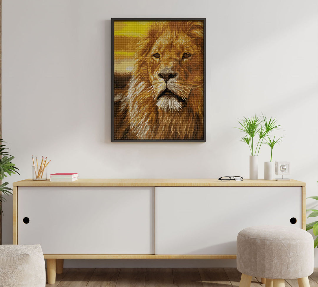 Diamond Dotz Lord of the Serengeti Pre-Framed Kit - 13.8" x 17.7"