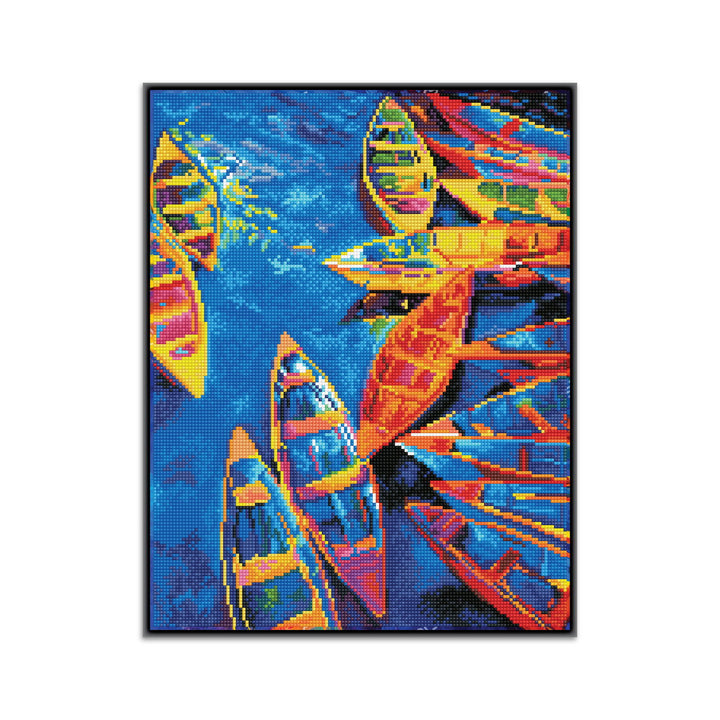 Diamond Dotz Blue Bay Pre-Framed Kit - 13.8" x 17.7"