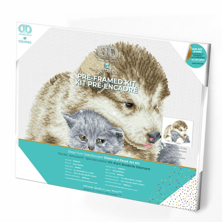 Diamond Dotz Besties Pre-Framed Kit - 16.1" x 13.0"