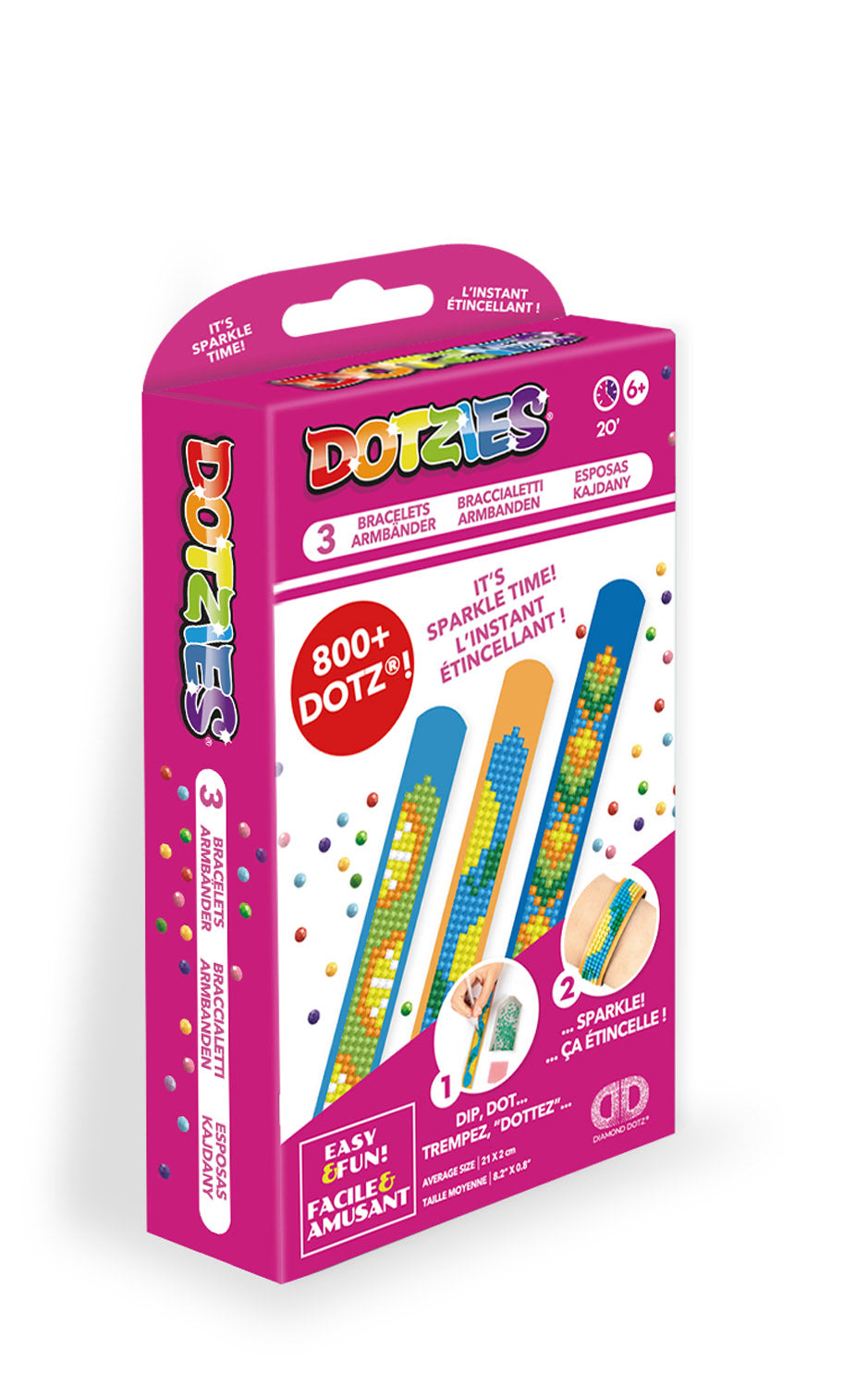Diamond Dotz DOTZIES 3 Bracelets Multi Pack Gone Troppo