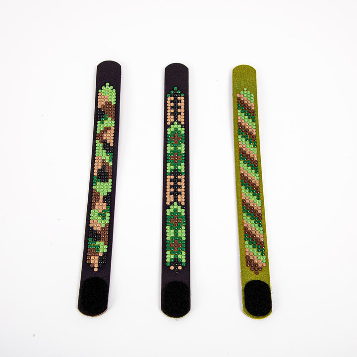 Diamond Dotz DOTZIES 3 Bracelets Multi Pack Camouflage