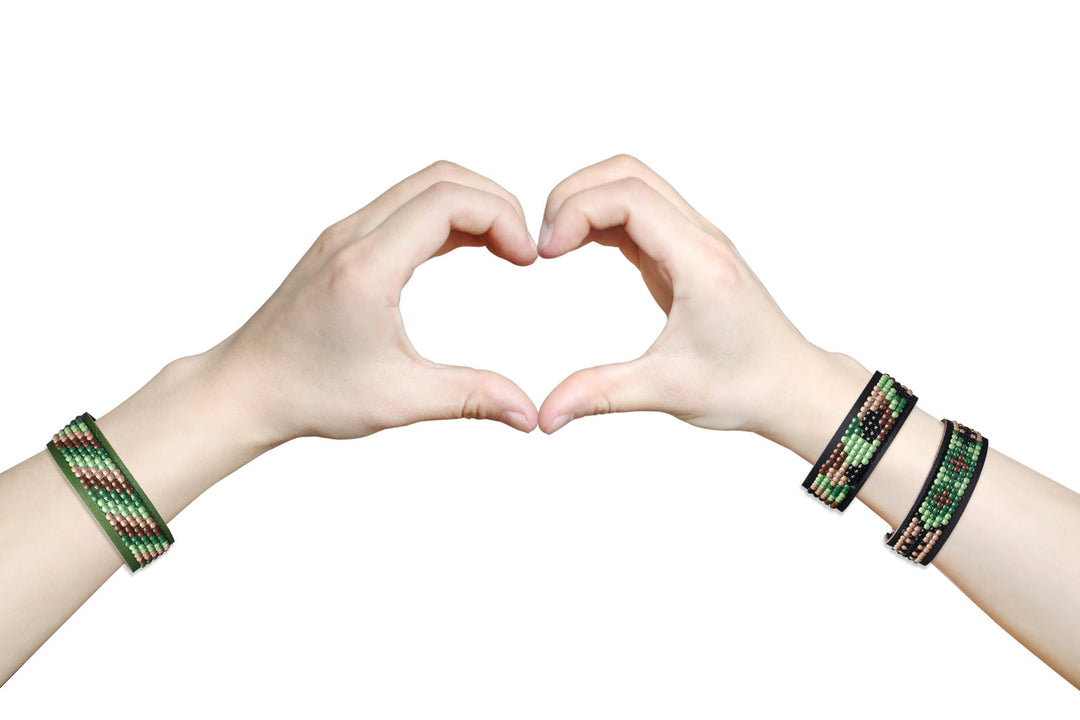 Diamond Dotz DOTZIES 3 Bracelets Multi Pack Camouflage