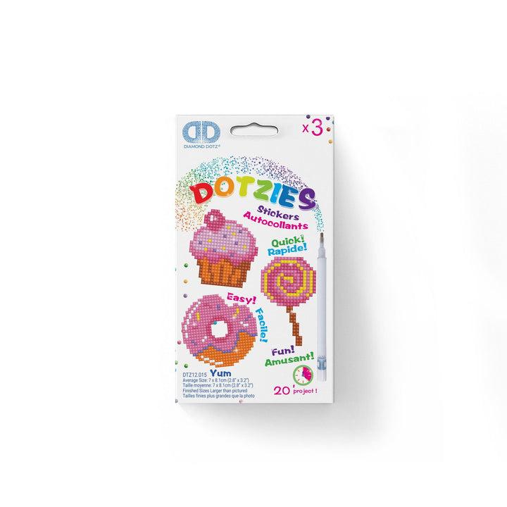 Diamond Dotz Yum - DOTZIES Stickers Kit