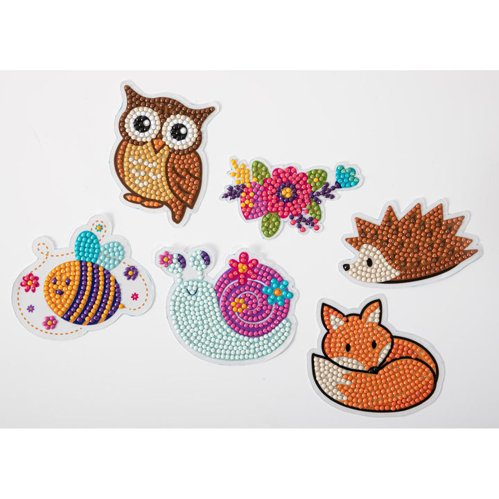 Diamond Dotz DOTZIES 3 STICKERS Multi Pack - Forest Friends