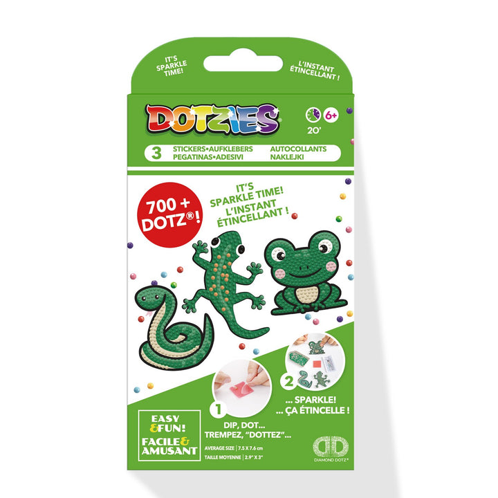 Diamond Dotz DOTZIES 3 STICKERS Multi Pack - Slip n Slide