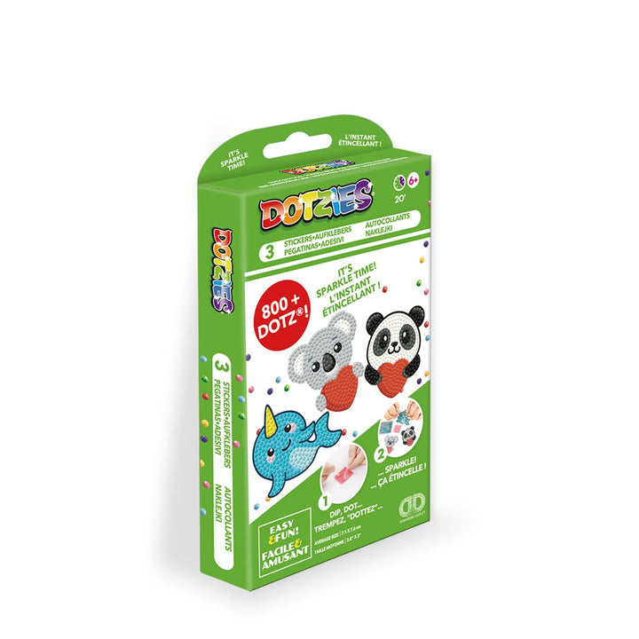 Diamond Dotz DOTZIES 3 STICKERS Multi Pack - Love You Chums