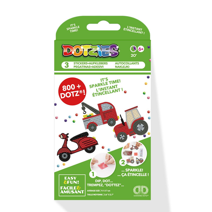 Diamond Dotz DOTZIES 3 STICKERS Multi Pack - Honk Honk