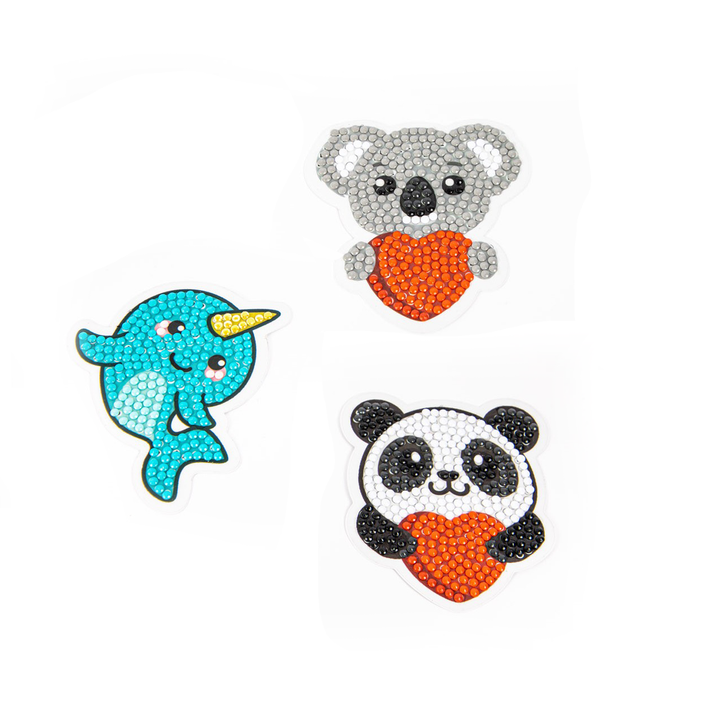 Diamond Dotz DOTZIES 3 STICKERS Multi Pack - Love You Chums