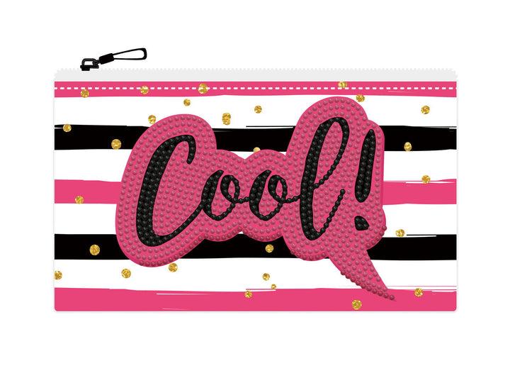 Diamond Dotz Cool Zipper Pouch - 5.51 x 8.46 in