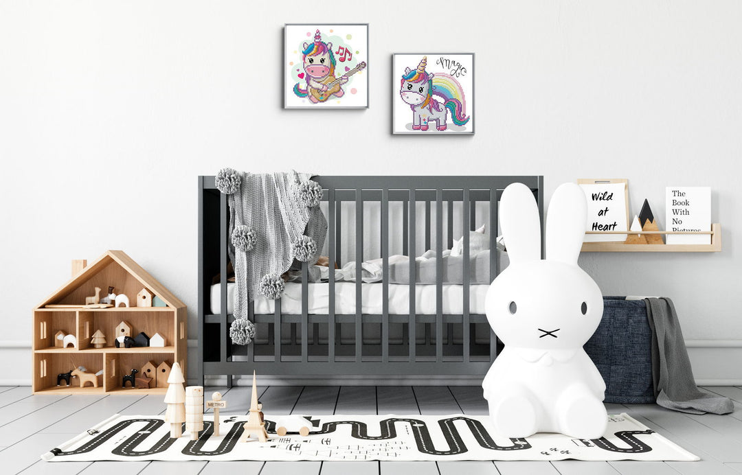 Diamond Dotz DOTZIES Music fills my Heart Diamond Painting - 9.8" x 9.1"