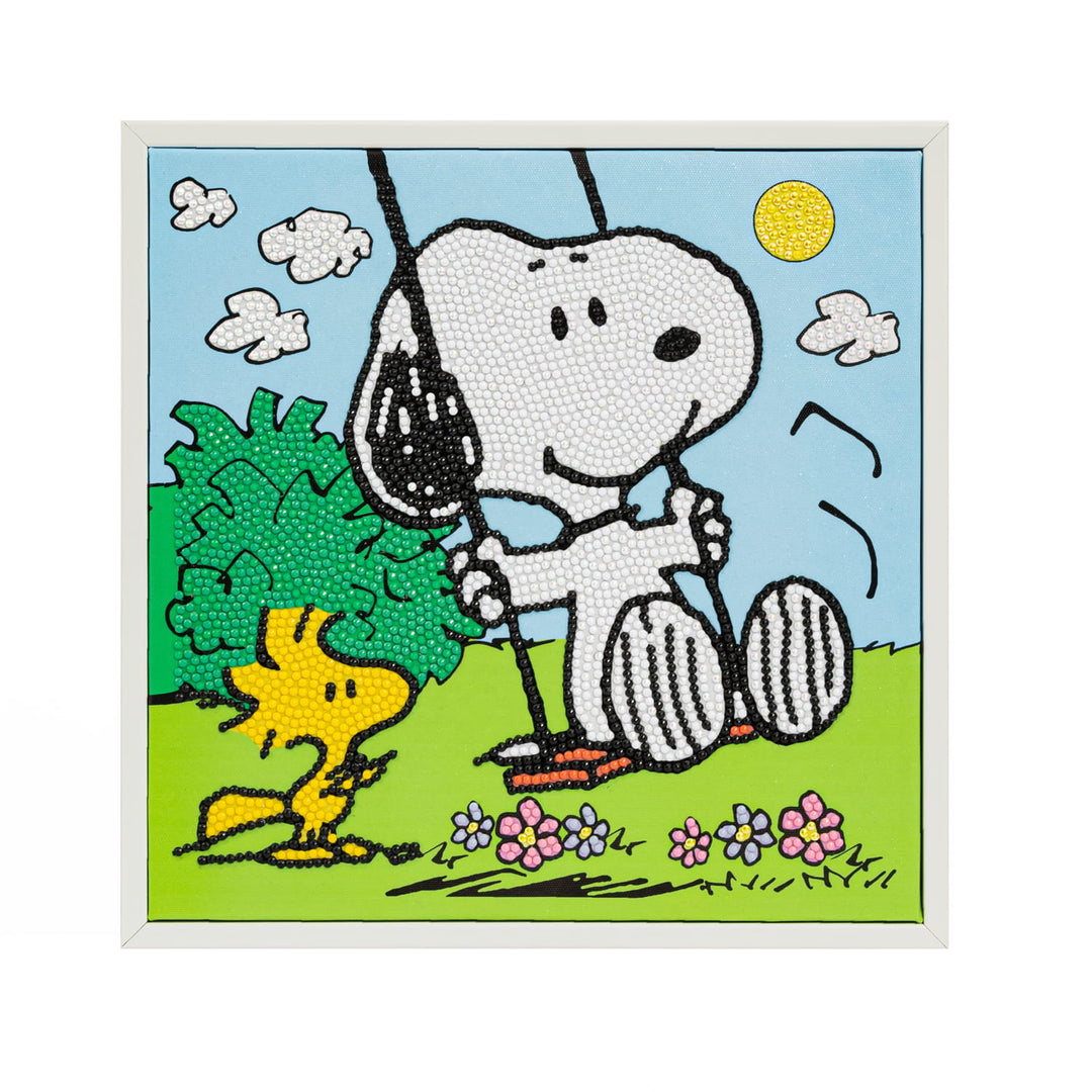 Dotzies Snoopy on the Swing
