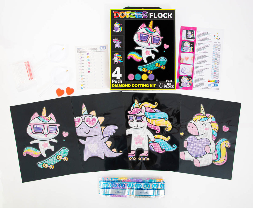 Diamond Dotz Neon Unicorns
