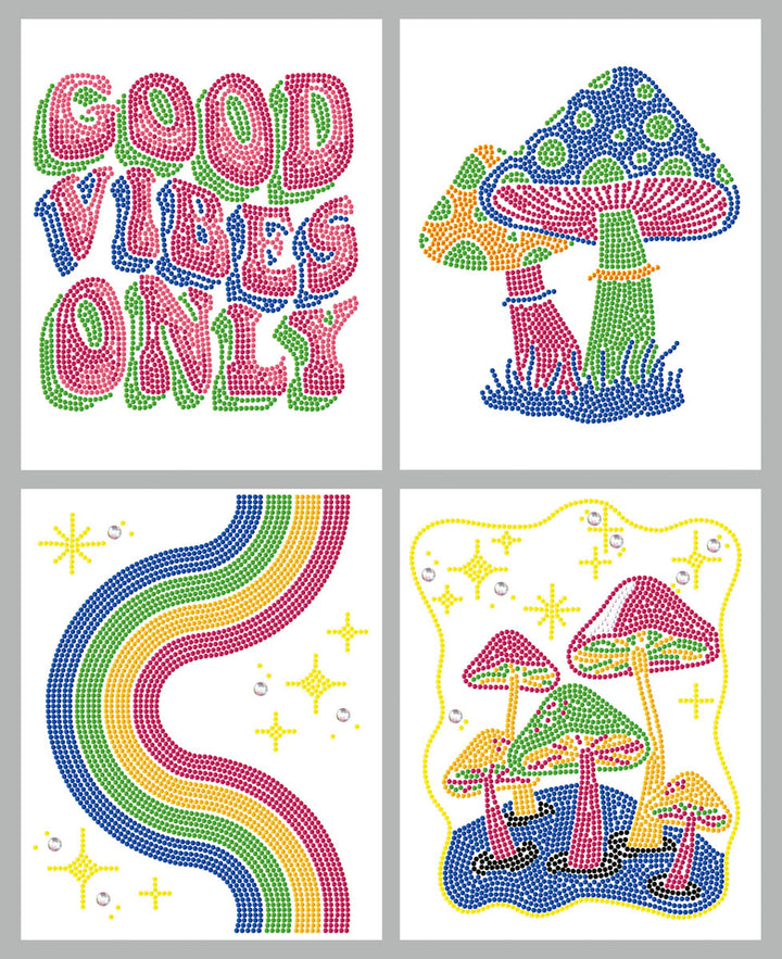 Diamond Dotz Neon Good Vibes - 10 x 8 in (Each Design)