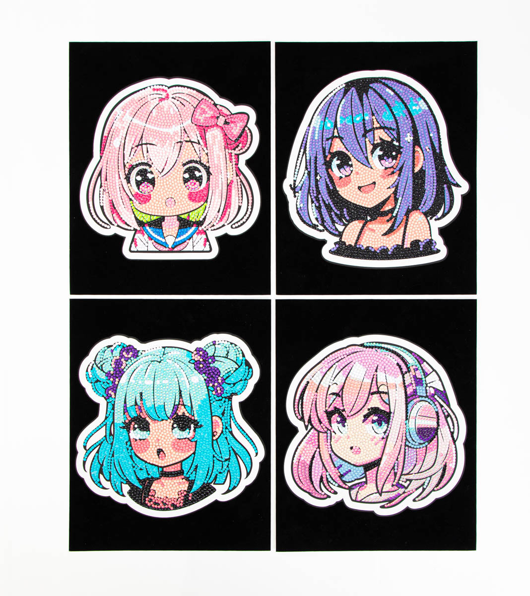 Diamond Dotz Neon Anime Girls - 10 x 8 in (Each Design)