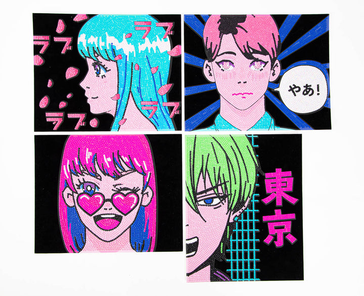Diamond Dotz Neon Anime - 10 x 8 in (Each Design)