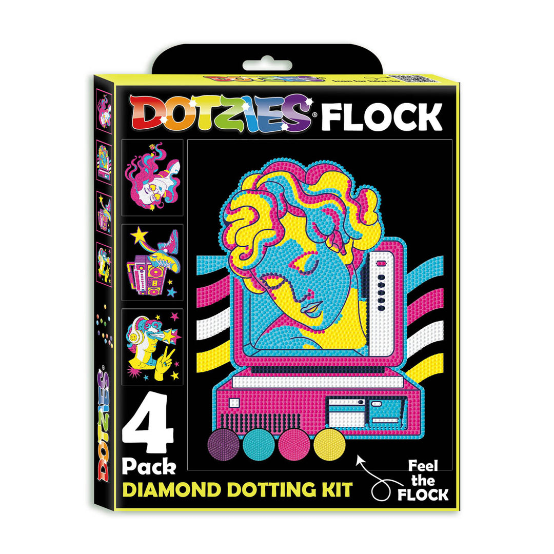 Diamond Dotz Neon Retro Classic - 10 x 8 in (Each Design)