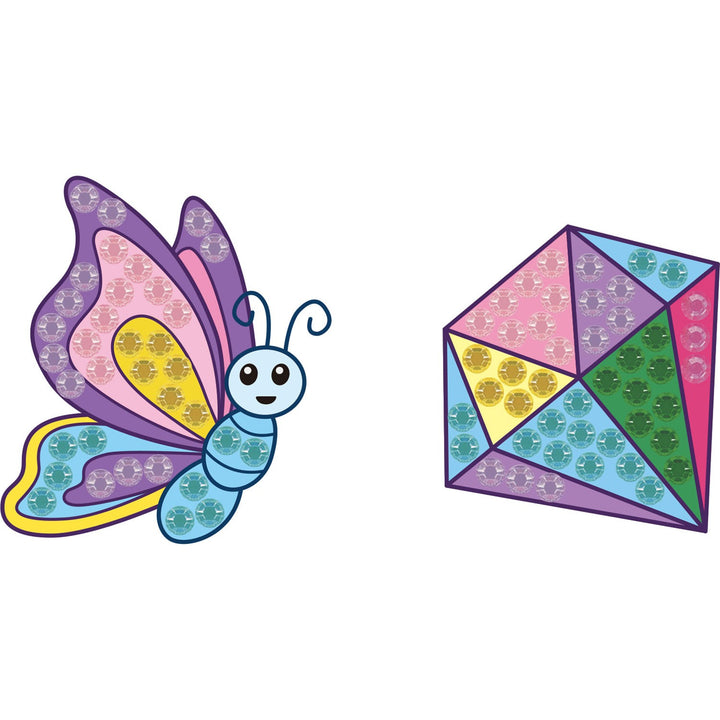 Diamond Dotz BIG DOTZ Stickers Pack 4 - Butterfly Sparkle