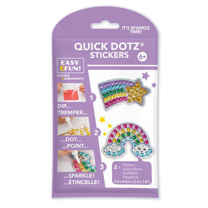 Diamond Dotz BIG DOTZ Stickers Pack 7 - Star Rainbow
