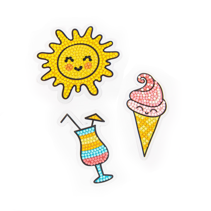 Diamond Dotz DOTZIES 3 STICKERS Multi Pack - Sunshine