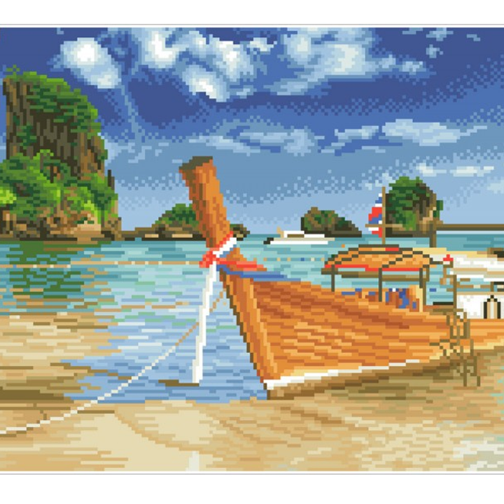 Diamond Dotz Thai Escape - Pre-Framed Kit - 20.47 x 13.78 in