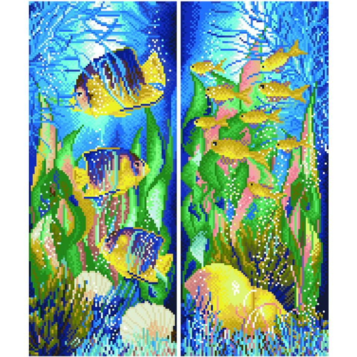 Diamond Dotz Underwater Scene - 20.5 x 20.1 in