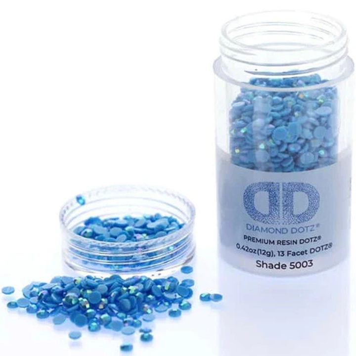 Diamond Dotz 2.8MM 12G DOTZ Cylinder - Aegean Blue AB