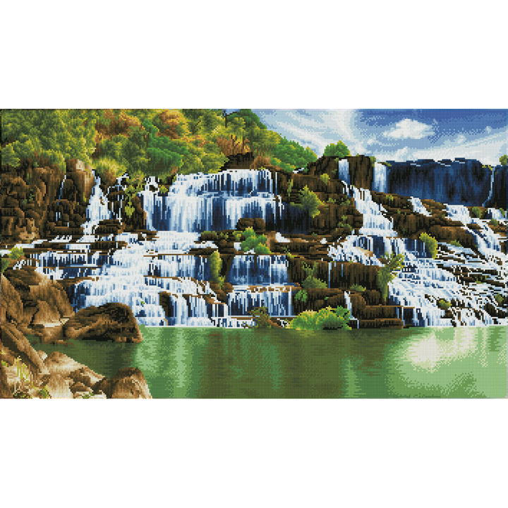 Diamond Dotz Pongour Waterfall - 39 x 22 in