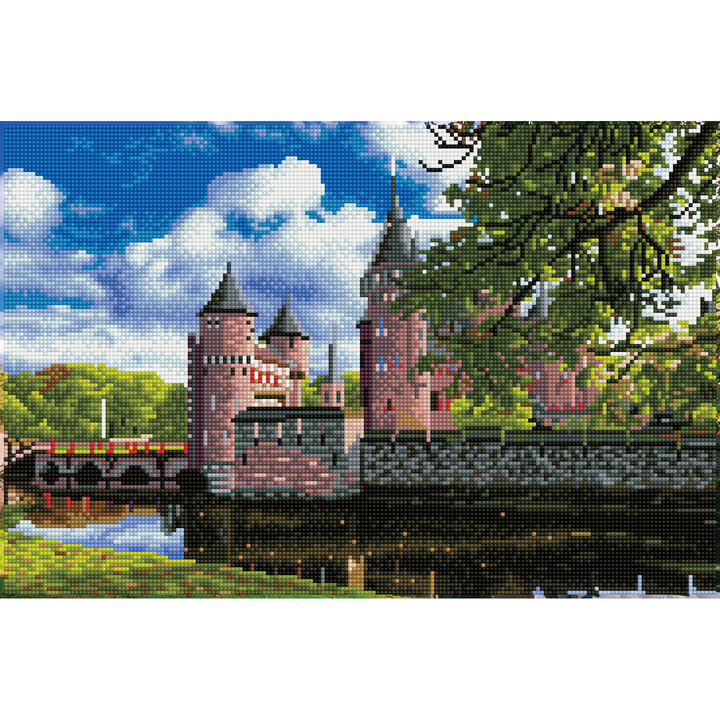 Diamond Dotz De Haar Medieval Castle Holland - 15.75 x 11.81 in