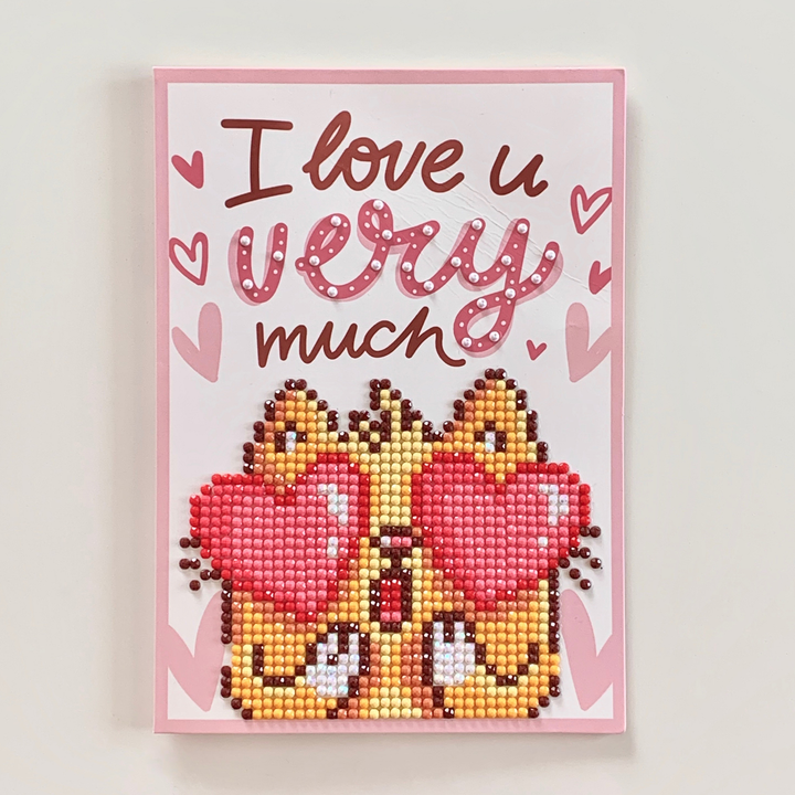 Diamond Dotz Love You Greeting Card