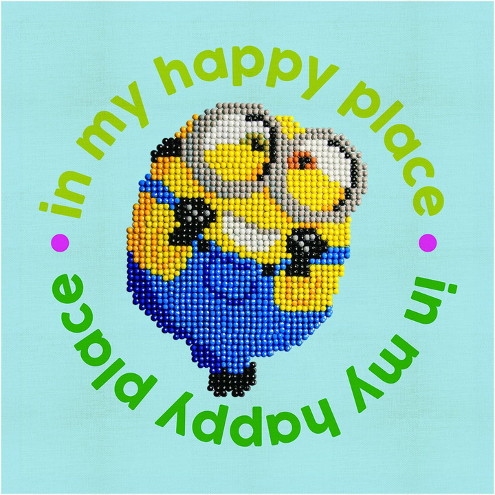 Diamond Dotz Happy Minion - 8.7 x 8.7 in