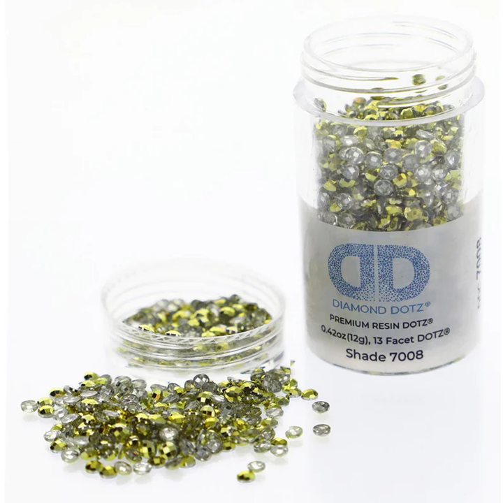 Diamond Dotz 2.8MM 12G DOTZ Cylinder - Light Gold Metallic