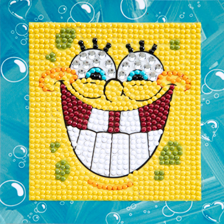 Diamond Dotz SpongeBob Smile! Cameo - 5.1 x 5.1 in
