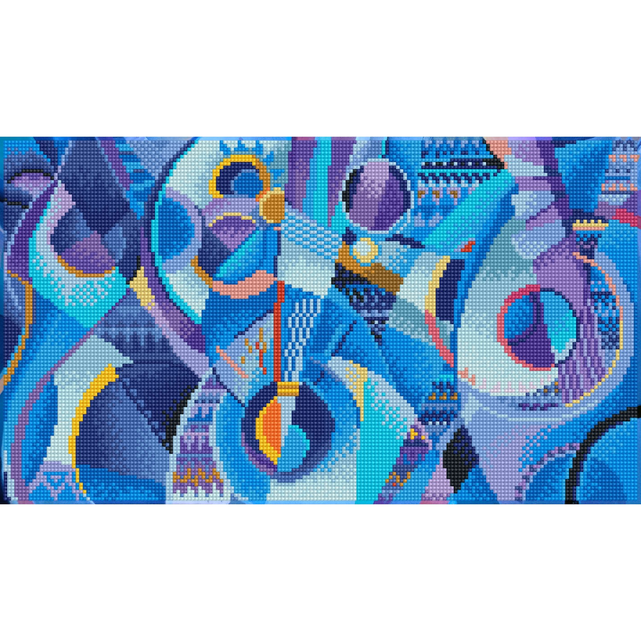 Diamond Dotz Blue Moods - 18.5 x 10.63 in
