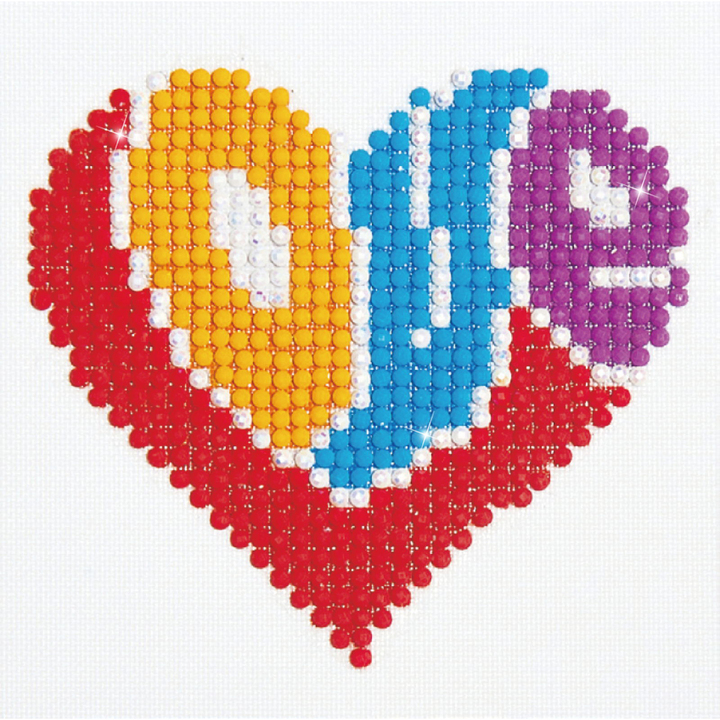 Diamond Dotz Love - 4.0" x 4.0"