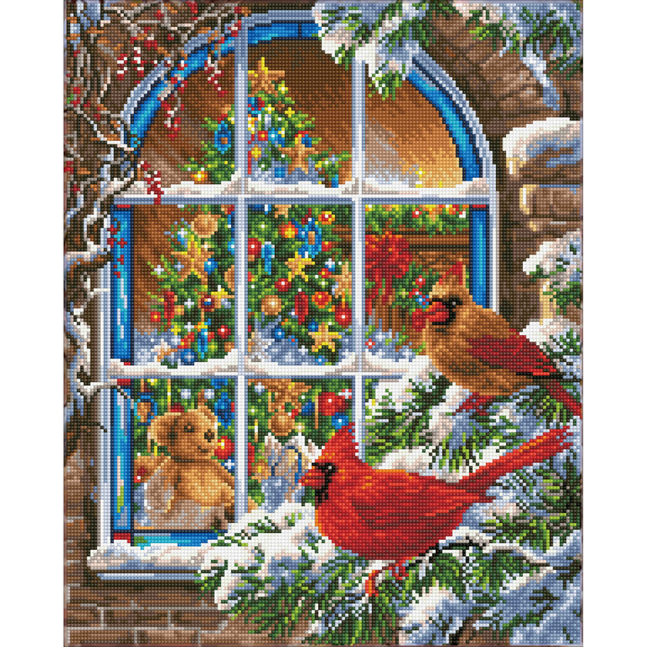 Diamond Dotz Christmas Window - 16.14 x 20.08 in