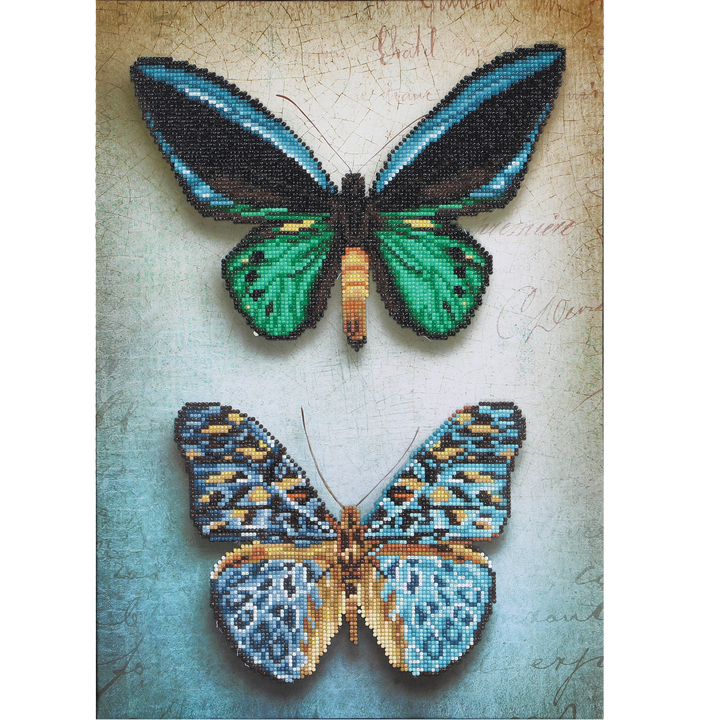 Diamond Dotz Antique Butterflies - 14.57 x 20.28 in