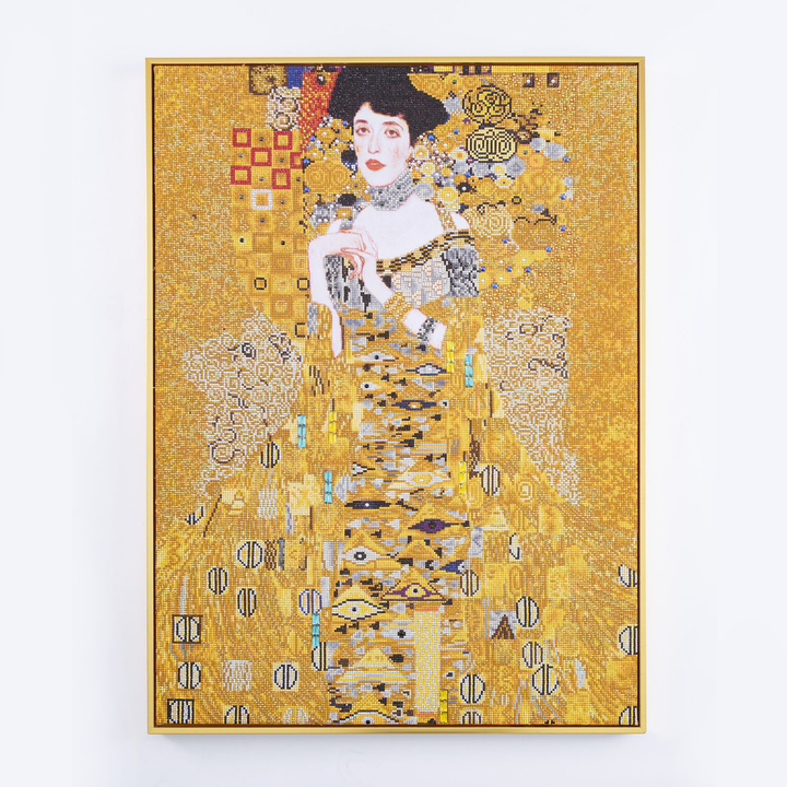 Diamond Dotz Woman In Gold - 26.4 x 35.8 in